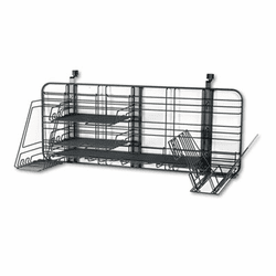 SAF4100CH GridWorks Compact Office Organization System, 38 1/8 x 15, Charcoal Gray By SAFCO PRODUCTS