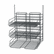 SAF4150CH Panelmate Triple-Tray Organizer, 13 1/2 x 17 1/4, Charcoal Gray By SAFCO PRODUCTS