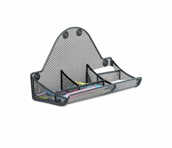 SAF4179BL Onyx Magnetic Mesh Panel Accessory Organizer, Black By SAFCO PRODUCTS