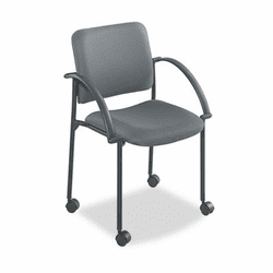 SAF4184CH Moto Stacking Chairs, Gray Fabric Upholstery, 2/Carton By SAFCO PRODUCTS