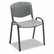 SAF4185CH Contour Stacking Chairs, Charcoal w/Black Frame, 4/Carton By SAFCO PRODUCTS