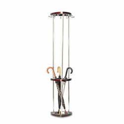 SAF4214MH Mode Costumer w/Umbrella Holder, Wood, Mahogany By SAFCO PRODUCTS