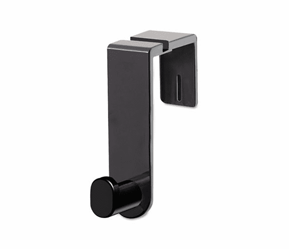 SAF4224BL Plastic Coat Hook, 1 Hook, 1-3/4 x 5-1/4 x 4, Black By SAFCO PRODUCTS