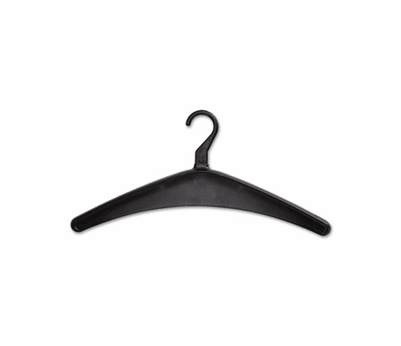 SAF4251BL Black Plastic Hangers, 12/Pack By SAFCO PRODUCTS