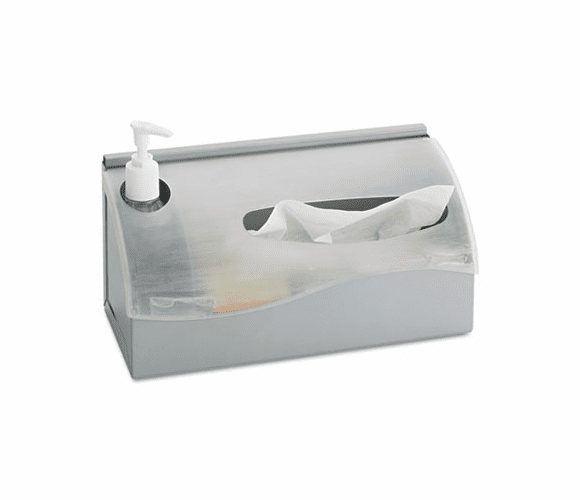 SAF4260SL Countertop Hygiene Station, Silver, 11 1/2 x 5 x 5 1/2 By SAFCO PRODUCTS