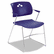 SAF4286BU Veer Series Stacking Chair With Arms, Sled Base, Blue/Chrome, 4/Carton By SAFCO PRODUCTS