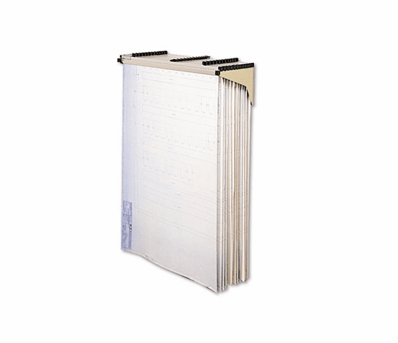 SAF5030 Sheet File Drop/Lift Wall Rack, 1-1/4w x 11-3/8d x 7-7/8h, Sand By SAFCO PRODUCTS