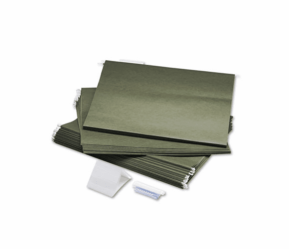 SAF5038 Hanging File Folders, Compressed Paper Fiber, 18 x 14, Green, 25/Box By SAFCO PRODUCTS