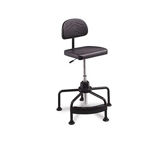 SAF5117 TaskMaster EconoMahogany Industrial Chair, Black By SAFCO PRODUCTS