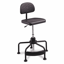 SAF5117 TaskMaster EconoMahogany Industrial Chair, Black By SAFCO PRODUCTS