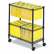 SAF5278BL Two-Tier Rolling File Cart, 25-3/4w x 14d x 29-3/4h, Black By SAFCO PRODUCTS