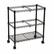 SAF5278BL Two-Tier Rolling File Cart, 25-3/4w x 14d x 29-3/4h, Black By SAFCO PRODUCTS