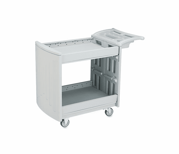 SAF5330GR Utility Cart, 2-Shelf, 45w x 23d x 37-1/4h, Light Gray By SAFCO PRODUCTS