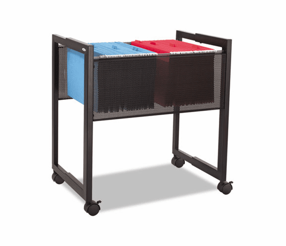 SAF5352BL Adjustable Open Top Mobile Tub File, 14w x 25-3/4d x 27h, Black By SAFCO PRODUCTS