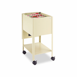 SAF5360PT Economy Metal Tub File With Hinged Top, 13-1/2w x 17-1/2d x 27-3/4h, Putty By SAFCO PRODUCTS