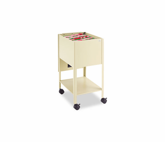 SAF5360PT Economy Metal Tub File With Hinged Top, 13-1/2w x 17-1/2d x 27-3/4h, Putty By SAFCO PRODUCTS