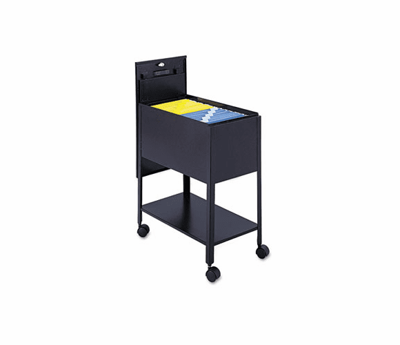 SAF5362BL Extra-Deep Locking Mobile Tub File, 13-1/2w x 24-3/4d x 28-1/4h, Black By SAFCO PRODUCTS