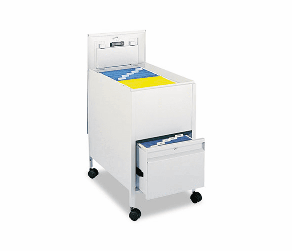 SAF5364GR Locking Mobile Tub File With Drawer, Letter Size, 17w x 26d x 28h, Gray By SAFCO PRODUCTS