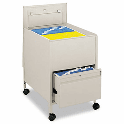 SAF5365PT Locking Mobile Tub File With Drawer, Legal Size, 20w x 26d x 28h, Putty By SAFCO PRODUCTS