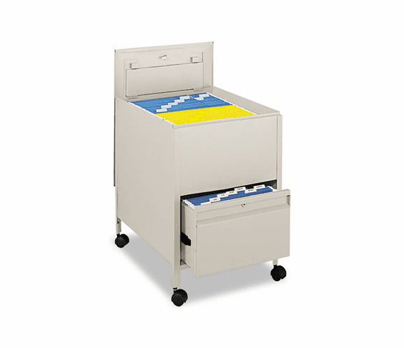 SAF5365PT Locking Mobile Tub File With Drawer, Legal Size, 20w x 26d x 28h, Putty By SAFCO PRODUCTS