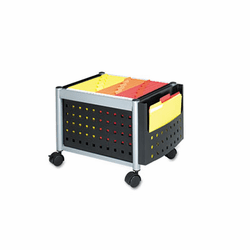 SAF5371BL Mini-Scoot Mobile File, 19w x 14-3/4d x 14h, Black By SAFCO PRODUCTS
