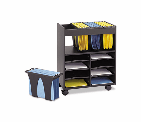 SAF5390BL GoCarts Mobile File, 14-1/2w x 21-1/2d x 26-1/4h, Black By SAFCO PRODUCTS