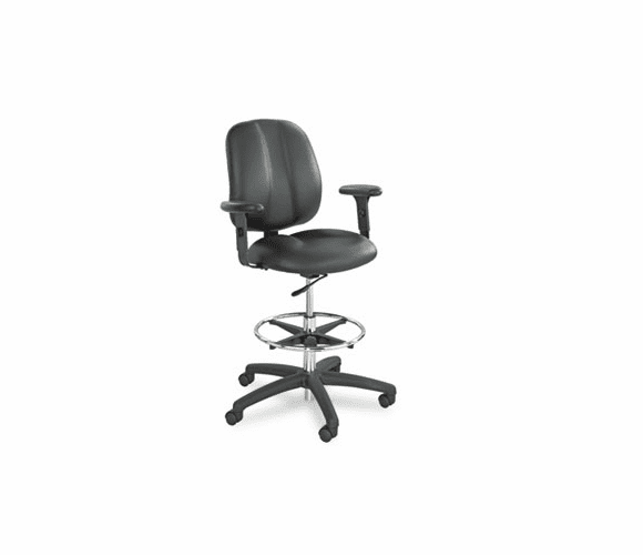 SAF6689BL Adjustable T-Pad Arms for Apprentice Series Chairs, Black, Pair By SAFCO PRODUCTS