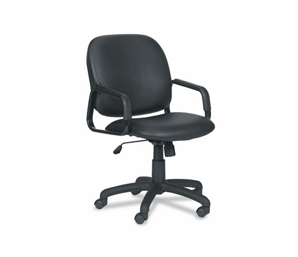 SAF7045BV Cava Collection High-Back Swivel/Tilt Chair, Black Frame/Black Vinyl By SAFCO PRODUCTS