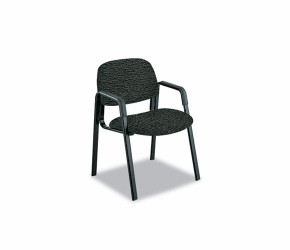 SAF7046BL Cava Urth Collection Straight Leg Guest Chair, Black By SAFCO PRODUCTS