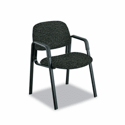 SAF7046BL Cava Urth Collection Straight Leg Guest Chair, Black By SAFCO PRODUCTS