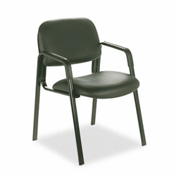 SAF7046BV Cava Collection Straight-Leg Guest Chair, Black Vinyl By SAFCO PRODUCTS
