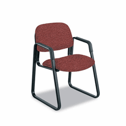 SAF7047BG Cava Urth Collection Sled Base Guest Chair, Burgundy By SAFCO PRODUCTS