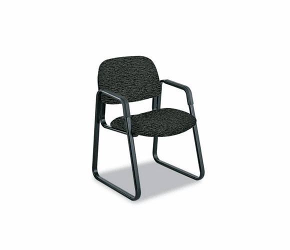 SAF7047BL Cava Urth Collection Sled Base Guest Chair, Black By SAFCO PRODUCTS