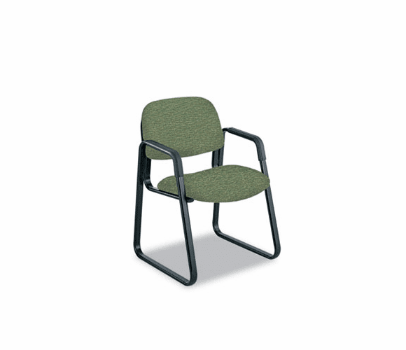 SAF7047GN Cava Urth Collection Sled Base Guest Chair, Green By SAFCO PRODUCTS