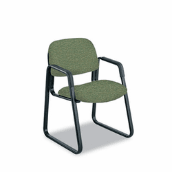 SAF7047GN Cava Urth Collection Sled Base Guest Chair, Green By SAFCO PRODUCTS