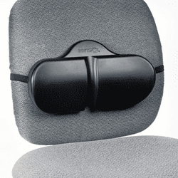 SAF7150BL Softspot Lumbar Roll Backrest, 13-1/8w x 2-1/2d x 8h, Black By SAFCO PRODUCTS