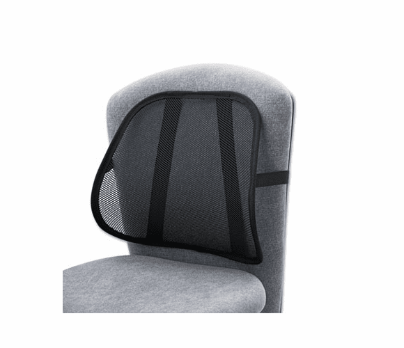 SAF7153BL Mesh Backrest, 17-1/2w x 3-1/8d x 15h, Black By SAFCO PRODUCTS