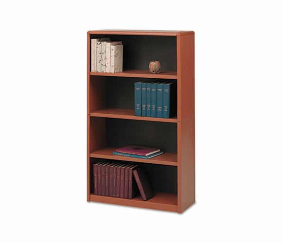 SAF7172CY Value Mate Series Bookcase, 4 Shelves, 31-3/4w x 13-1/2d x 54h, Cherry By SAFCO PRODUCTS