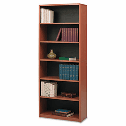 SAF7174CY Value Mate Series Bookcase, 6 Shelves, 31-3/4w x 13-1/2d x 80h, Cherry By SAFCO PRODUCTS