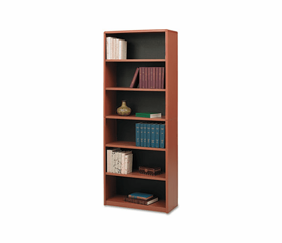 SAF7174CY Value Mate Series Bookcase, 6 Shelves, 31-3/4w x 13-1/2d x 80h, Cherry By SAFCO PRODUCTS