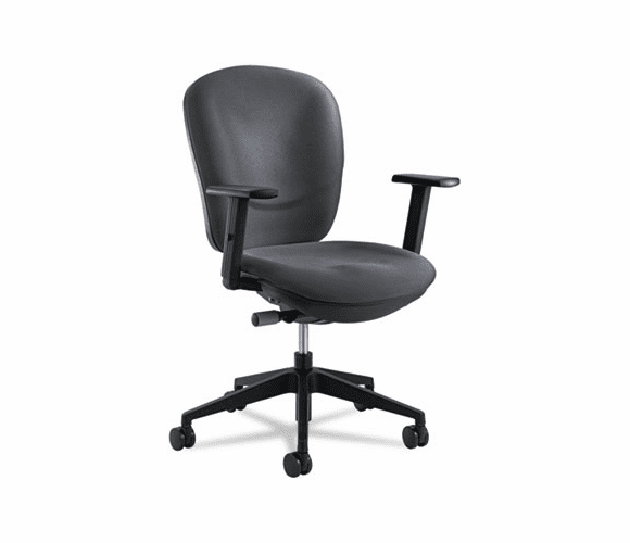 SAF7205CH Rae Series Synchro-Tilt Task Chair, Charcoal By SAFCO PRODUCTS
