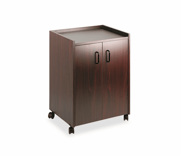 SAF8953MH Mobile Refreshment Center, 1-Shelf, 23w x 18d x 31h, Mahogany By SAFCO PRODUCTS