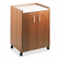 SAF8953MO Mobile Refreshment Center, 1-Shelf, 23w x 18d x 31h, Medium Oak/White By SAFCO PRODUCTS