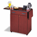SAF8962MH Hospitality Service Cart, 1-Shelf, 32-1/2w x 20-1/2d x 38-3/4h, Mahogany By SAFCO PRODUCTS