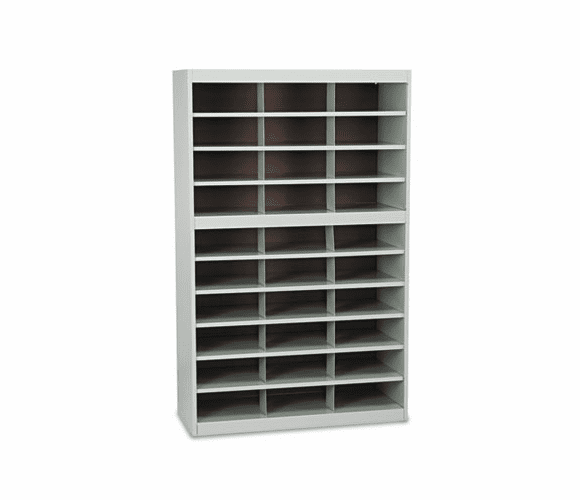 SAF9274GR Steel Project Center Floor Organizer, 30 Pockets, 37 1/2 x 15 3/4 x 60 By SAFCO PRODUCTS