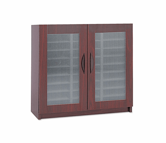 SAF9356MH Literature Organizer, Particleboard/Polycarbonite, 30 Compartments, Mahogany By SAFCO PRODUCTS