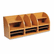 SAF9411MO Radius Front Organizer, 12 Sections, 38 1/2 x 9 5/8 x 15 1/4, Medium Oak By SAFCO PRODUCTS