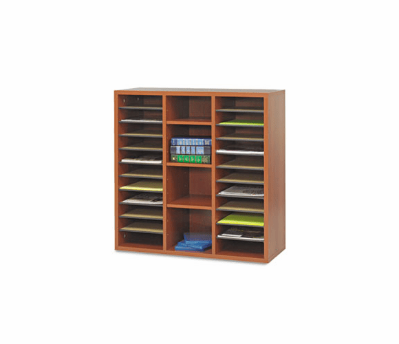 SAF9441CY Apr�s Literature Organizer, 30 x 12 x 30, Cherry By SAFCO PRODUCTS
