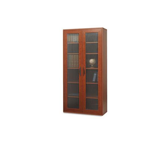 SAF9443CY Aprs Tall Two-Door Cabinet, 29-3/4w x 11-3/4d x 59-1/2h, Cherry By SAFCO PRODUCTS