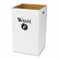 SAF9745 Corrugated Waste Receptacle, Square, 40 gal, White By SAFCO PRODUCTS